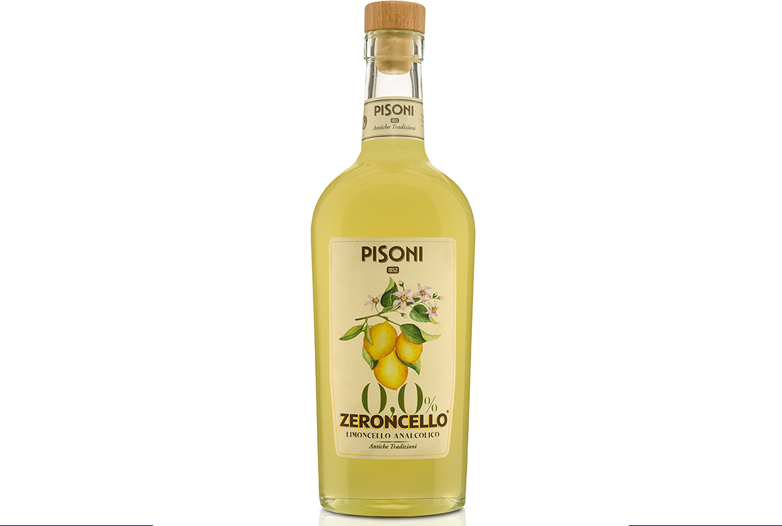 Nasce Zeroncello®, il limoncello no alcol di Pisoni 1852
